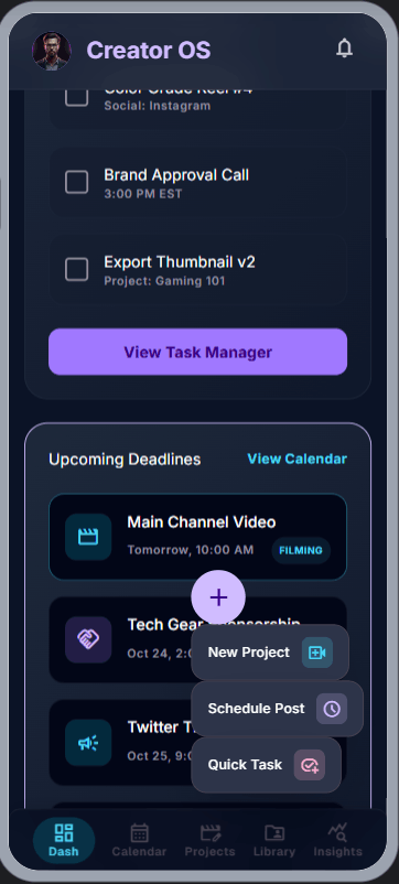 Creator Content Hub