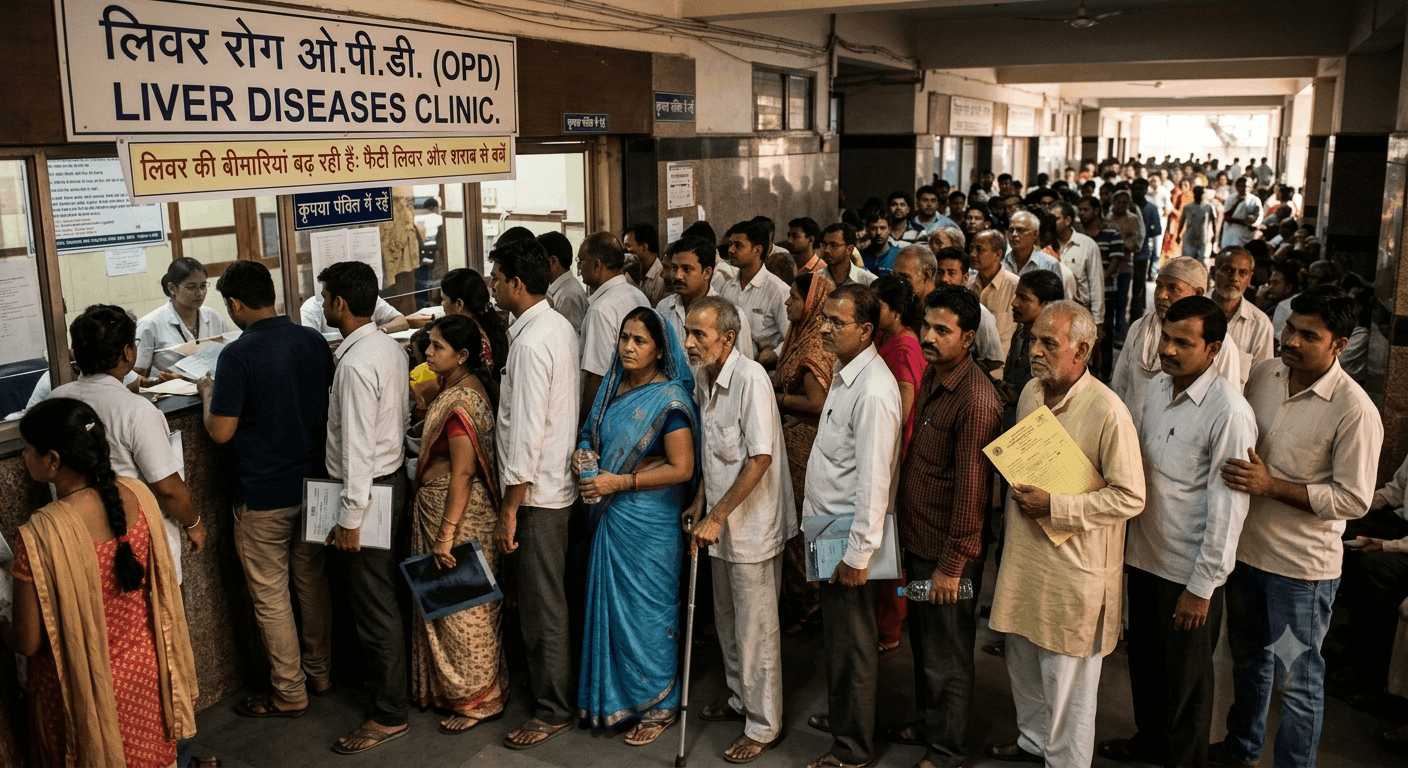 भारत में लिवर के मरीजों की लंबी कतारें क्यों हैं?