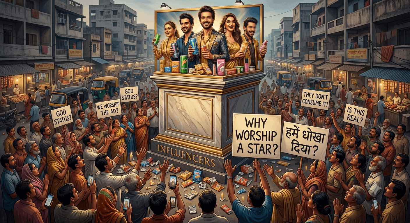 भक्ति और झूठे विज्ञापन: क्या हम सितारों को भगवान मानकर गलती कर रहे हैं?